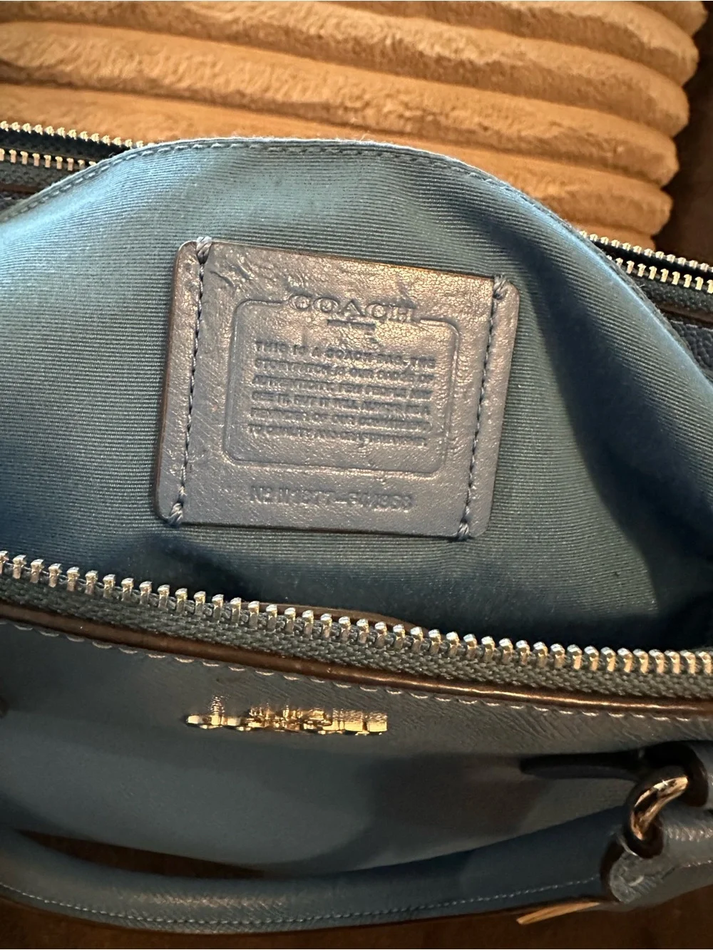 Coach denim blue